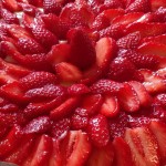 tarte, tarte sucrées, tarte aux fraises, fraises, dessert aux fraises, dessert à la fraise