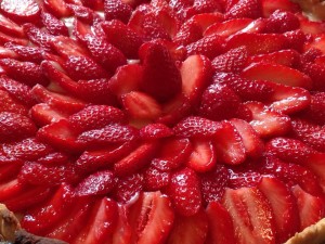 tarte, tarte sucrées, tarte aux fraises, fraises, dessert aux fraises, dessert à la fraise