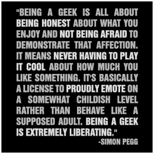 Simon Pegg Geek